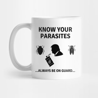 know your parasites - Luna Tick - Parasites meme Mug